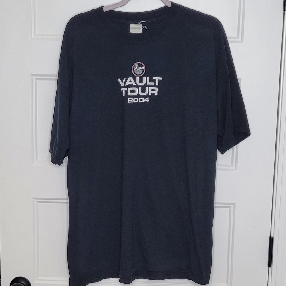 Men's XL Vintage Y2K 2004 Vault Sabian Tour T-Shirt